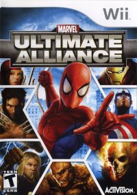 Marvel Ultimate Alliance Wii  box art